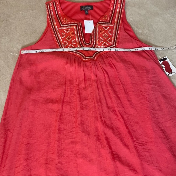 Luxology Sleeveless Lightweight A-Line Dress - Size M - Picture 10 of 16